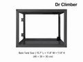 Aluminum Alloy Acrylic Arboreal Terrarium – Titanium Gray without Side Ventilation