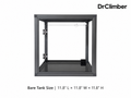 Aluminum Alloy Acrylic Arboreal Terrarium – Titanium Gray without Side Ventilation