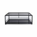CAROLINACUSTOMCAGES 48x18x18 Extra-Long Reptile Terrarium - 67 Gallon Glass Terrarium for Bearded Dragon, Snake, Gecko, Lizard with Screen Top & Locking Doors; Easy Assembly