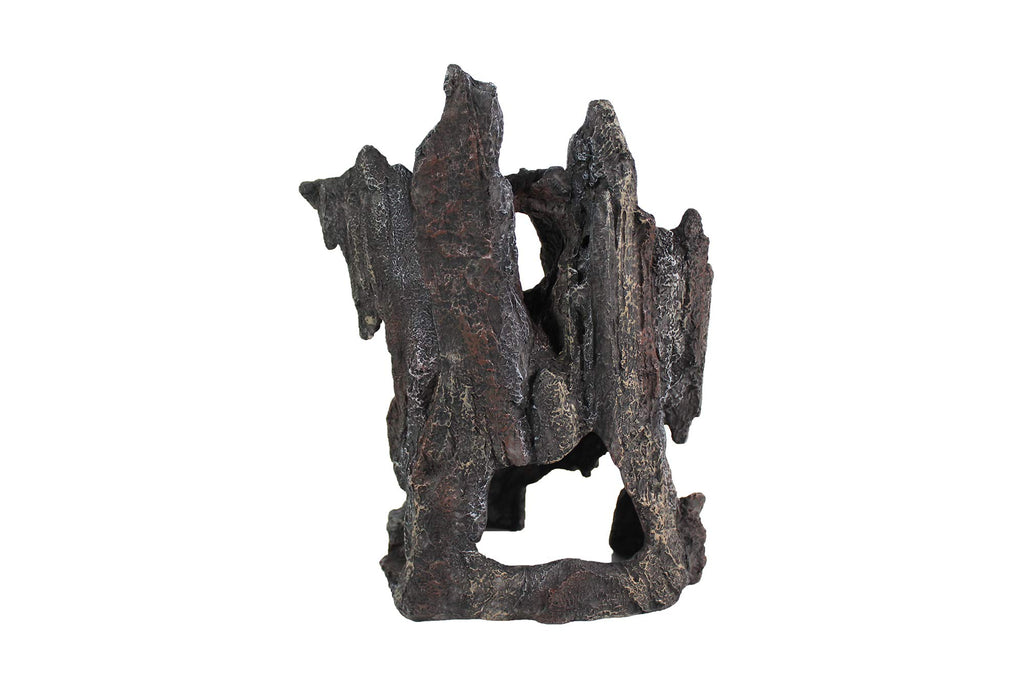 Penn-Plax Reptology Shale Step Ledge Cave Hideout - Aquarium & Terrarium Decoration - for Fish, Reptiles, Amphibians, and Small Animals - Large 2 (REP189)
