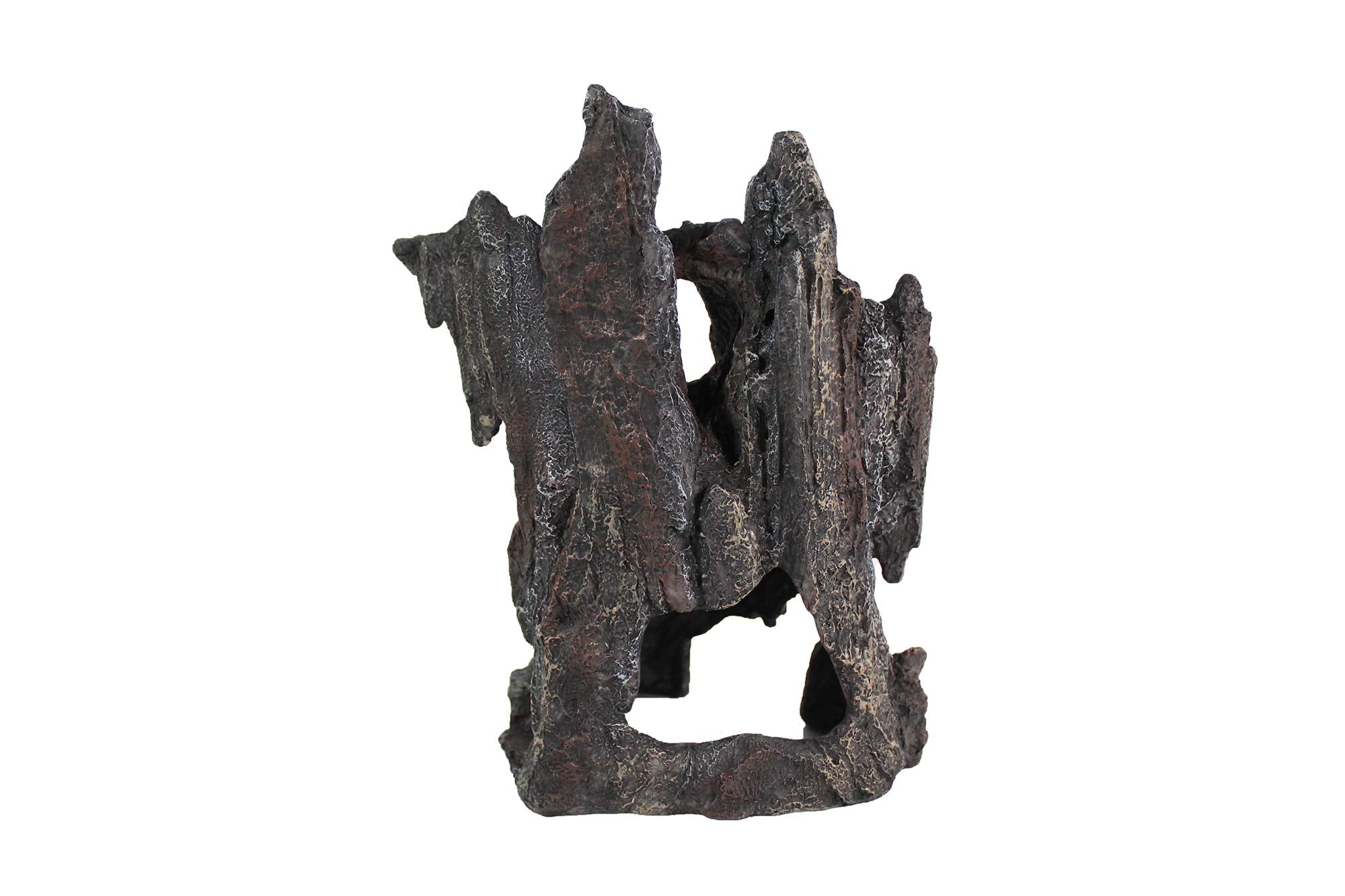 Penn-Plax Reptology Shale Step Ledge Cave Hideout - Aquarium & Terrarium Decoration - for Fish, Reptiles, Amphibians, and Small Animals - Large 2 (REP189)