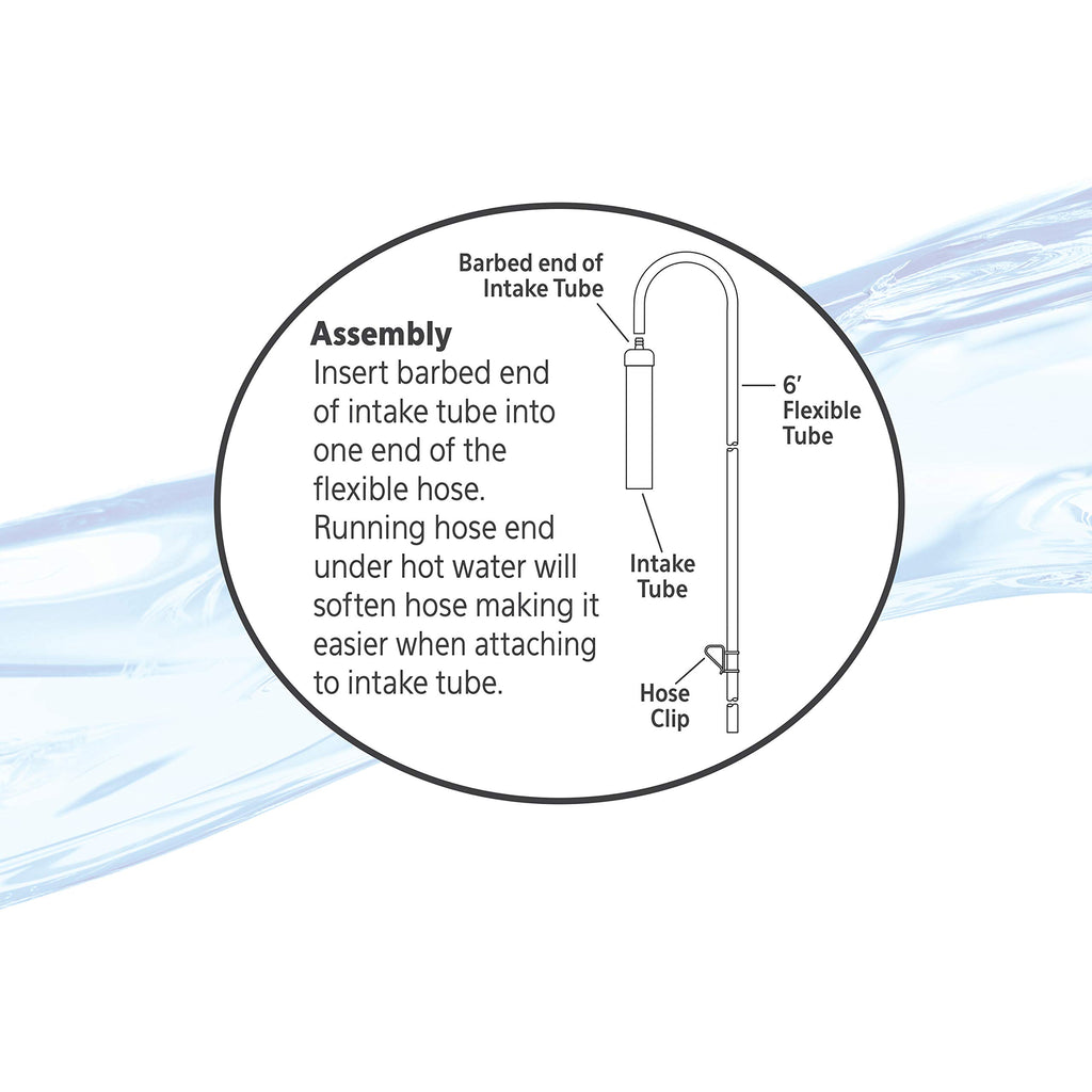 Aqueon Aquarium Siphon Vacuum Gravel Cleaner Mini - 5 Inches